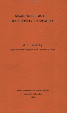 Some Problems of Transitivity in Swahili