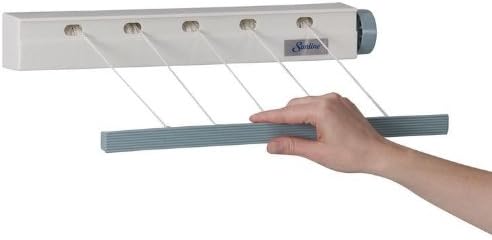 Household Essentials MD-61 Mini Retractable 5 Line Indoor Outdoor Clothes Dryer