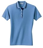 NEW Port Authority - Ladies Pinpoint Knit Sport Shirt Blueberry/Navy-XL