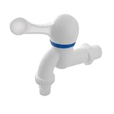 uxcell 蛇口　水タップ　キッチン　ホーム　ガーデン　クォーターターン　　ブルー