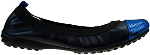 Bailarinas GOLIA AZU Navy Blue Snake Toe Ballerina Flat
