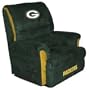 Green Bay Packers Big Daddy Series Team Logo Embroidered Recliner Lounge Chair