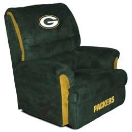 Buy Green Bay Packers Big Daddy Series Team Logo Embroidered Recliner Lounge Chair
