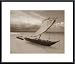 Boat by Alexis de Vilar 15.75X19.75 Framed with Black Metal Frame