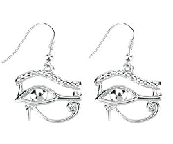 Eye of Horus Earrings - Pewter - 1'' Height