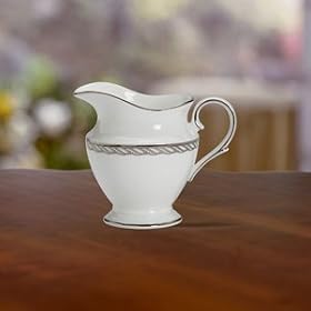 Serpentine Platinum Creamer by Lenox China by 