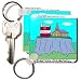 Londons Times Funny Society Cartoons - Winston Churchill - Key Chains