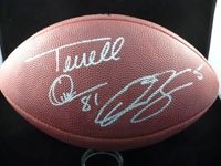 Eagles, Philadelphia (Terrell Owens / Donovan McNabb) Autographed/Hand Signed Official Game Football