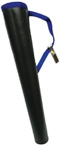 Wyandotte Leather Youth Tube Quiver Black With Blue Trim by WYANDOTTE LEATHER INC