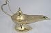Lamp Alladin Aladdin 9in Brass Genie Magical Free Ship By Canyon Gold