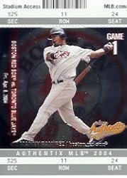 25 Different Baseball Cards of Manny Ramirez in Display Album