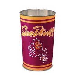 <b>Arizona State Sun Devils NCAA Tapered Wastbasket by Wincraft (15"" Height)</b>
