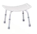 Shower Chair Bath Seat 250 lb weight capacity -white