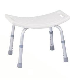 Shower Chair Bath Seat 250 lb weight capacity -white