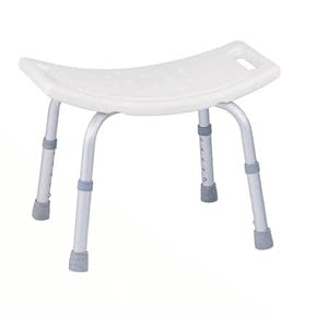 Shower Chair Bath Seat 250 lb weight capacity -white by Shower Chair
