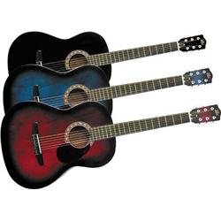 Rogue Starter Acoustic Guitar, Blue Burst