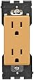 Leviton Renu Tamper-Resistant Outlet RER15-TC, 15A-125VAC, in Toasted Coconut