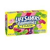 LifeSavers Gummies with 5 Flavors Theater Box by Wrigleys - 3.5 Oz / Box, 12 ea