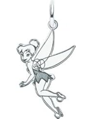 St Silver Disney Tinker Bell Charm Peter Pan Pixie