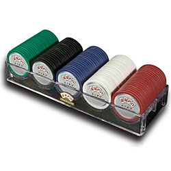 ESPNR 100 Assorted 7.5 Gram Professional Edition Poker Chips
