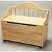 Decon's Toy Chest and Bench - Solid Wood -Natural