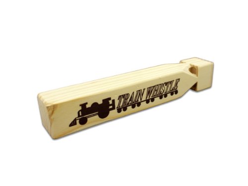 Wooden train whistle - Pack of 96