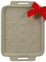 Danesco Holiday 9.25 x 8-Inch Shortbread Mold