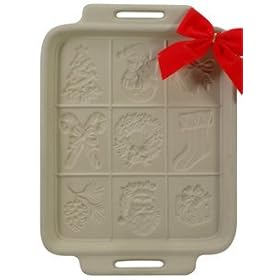 Danesco Shortbread Mould - Christmas - Square