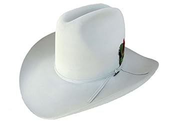 Resistol Cowboy Hat 4X Beaver Fur Felt Silver Belly Quarter Horse 60 at