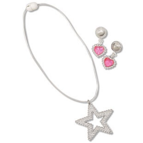 Click here to buy Sharpay Necklace and Earrings HSM2 by RUBIES COSTUME.