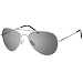 Sonnenbrille Spiegelbrille, Pilotenbrille verspiegelt, Fliegerbrille mit Federscharnieren an den B�geln Sonnenbrillen 2012