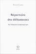 R�pertoire des d�licatesses du fran�ais contemporain