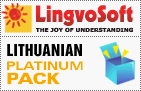 LingvoSoft Lithuanian Platinum dictionaries software pack