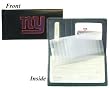 New York Giants Embroidered Leather Checkbook Cover - Football Sports Merchandise