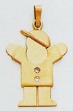 Boy Diamond Childs Charm - XK467AA