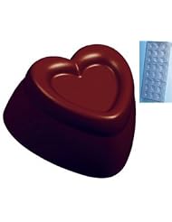Buy Fat Daddio's Stamped Heart Polycarbonate Candy Mold 21-Piece Tray