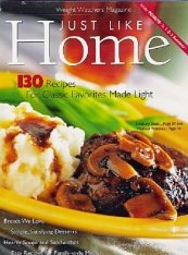 just like home weight watchers magazine cookbook