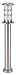 IVT Edelstahl Wegleuchte 80cm hoch PL-107H0.8