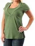 A Pea in the Pod: Short Sleeve Pull Down Double Opening Nursing Top