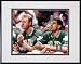 Photo File Boston Celtics Larry Bird / Kevin McHale Sitting Framed Photo
