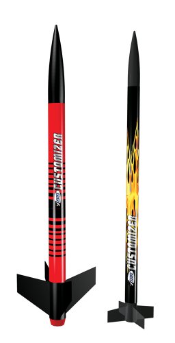 Estes 1500 Customizer Flying Model Rocket Launch