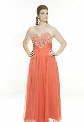 Plus Size Sexy Crystals Applique Beaded Crystal Lace Backless Chiffon/Taffeta/Tulle Prom Dress 