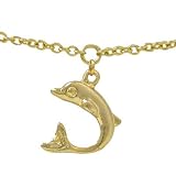 Belly Chain 14k Gold Plated with Dolphin Charm