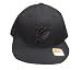 Miami Dolphins Black on Black Mitchell & Ness Throwback Fitted Cap / Hat