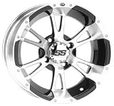 ITP SS112 Wheel - 12x7 - 5+2 Offset - Machined/Black 1228347404B