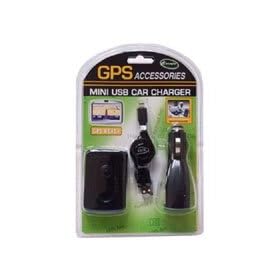 Sakar iConcepts GPS-420 Mini USB A/C & Car Charger for GPS - (GPS420)