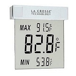 La Crosse Technology WS-1025 Digital Window Thermometer