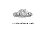 Very Fancy Genuine 925 Sterling Silver Cubic Zirconia Engagement Ring