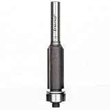 Trend T093X1/4TC 1/2-Inch Guided Flush Trim Carbide Tipped Router Bit, 1/4-Inch Shank 1/2-Inch Cut