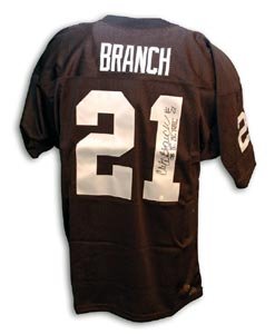 Cliff Branch Signed Oakland Raiders Throwback Black Jersey - 3x Super Bowl Champs